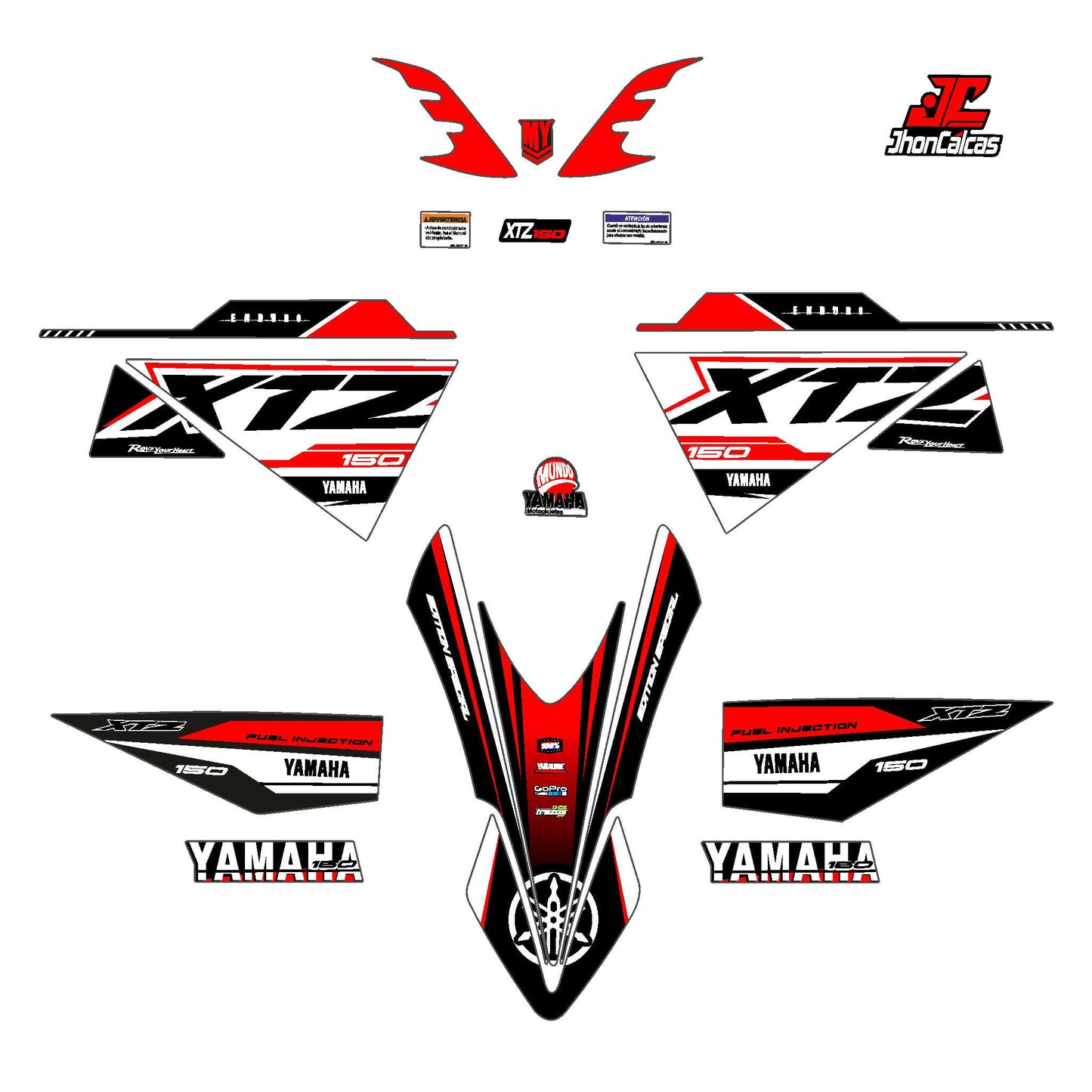 CALCAS XTZ 150 ENDURO SPORT MOTO BLANCA SIN PROTECTOR