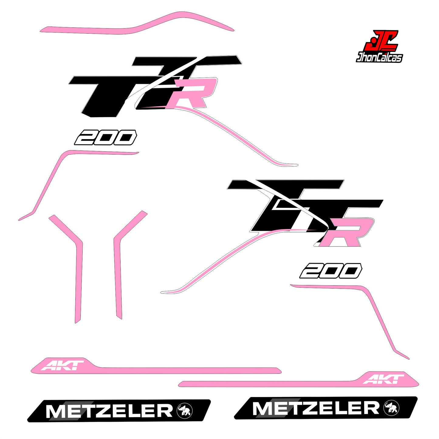 CALCAS TTR 200 2027 MOTO BLANCA