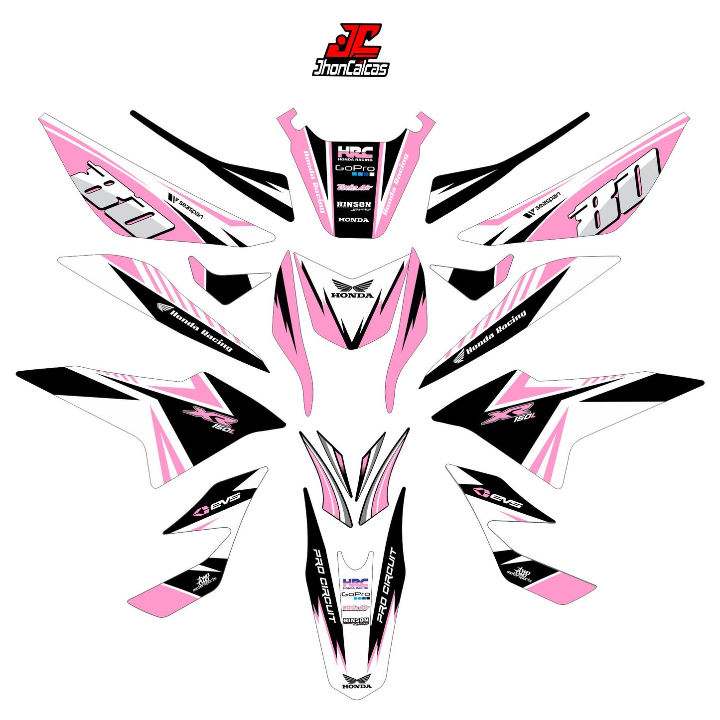 KIT PERSONALIZADO DE XR 150L