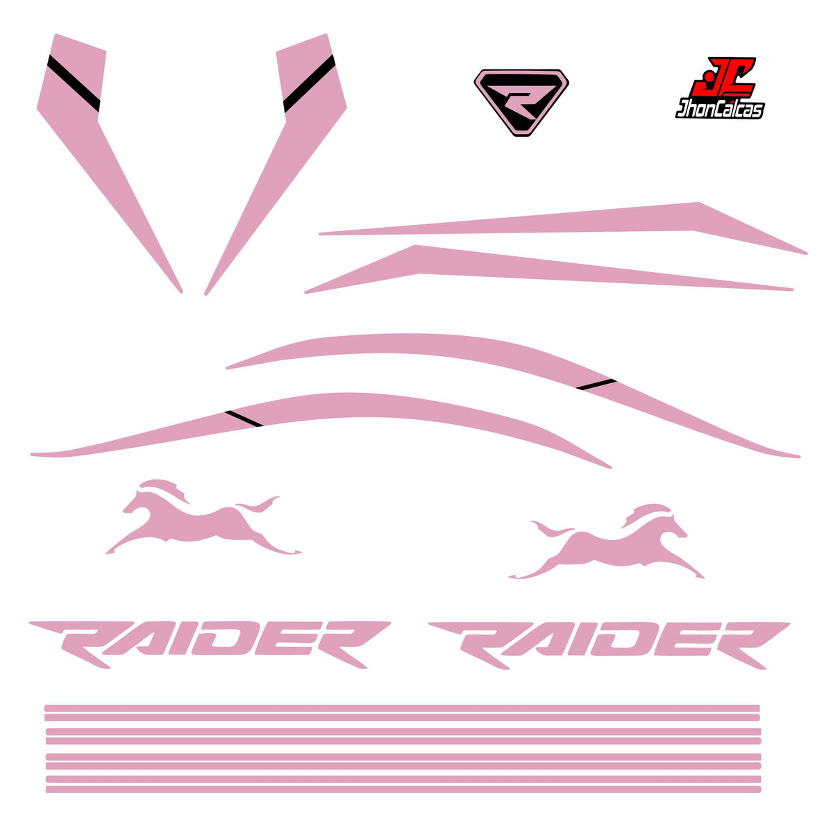 KIT PERSONALIZADO RAIDER REF 004