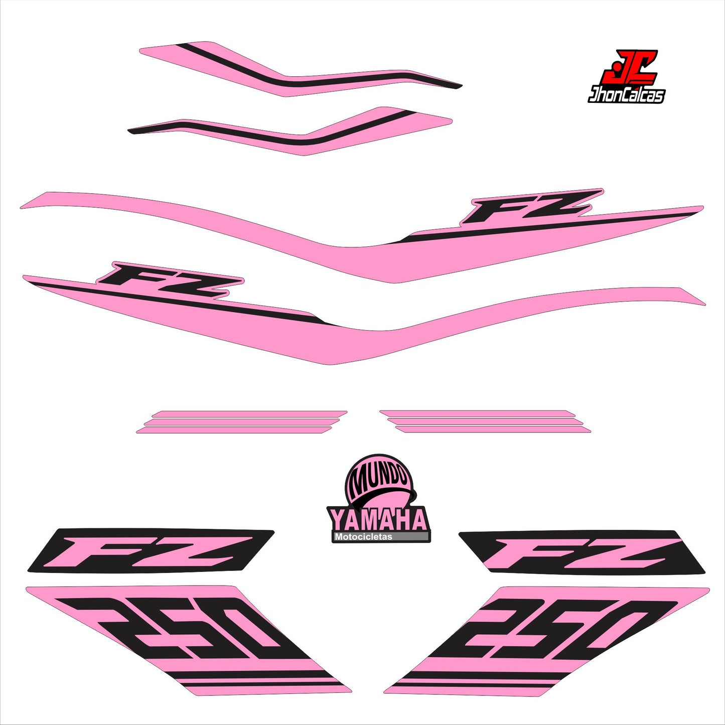CALCAS FZ 250 LINEAS