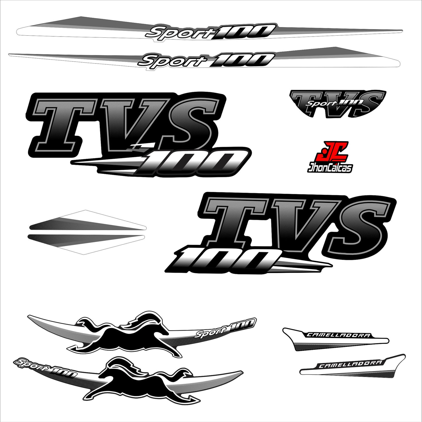 CALCAS TVS 100 SPORT V1