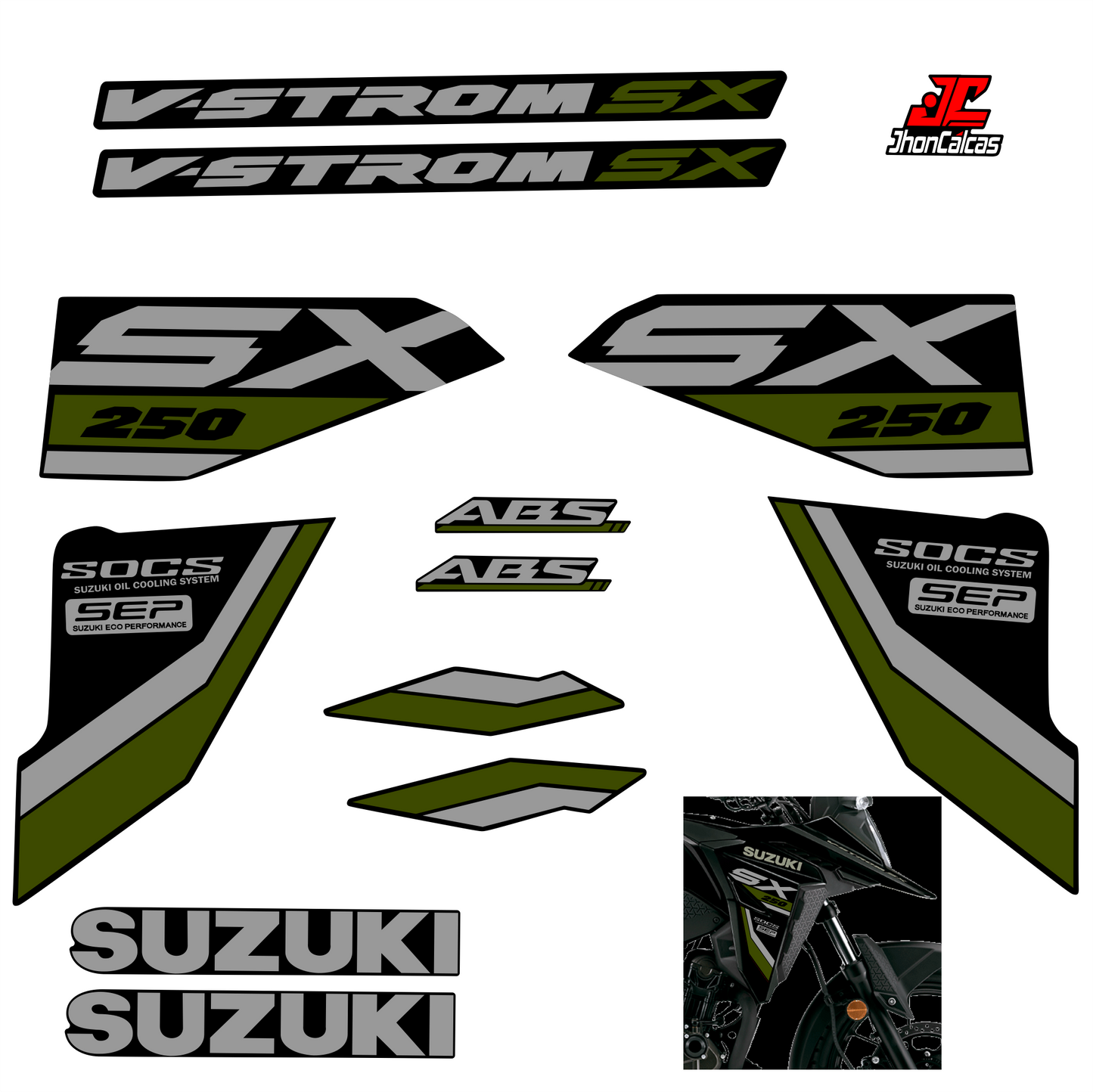 CALCAS VSTROM SX 250 2026- MOTO NEGRA