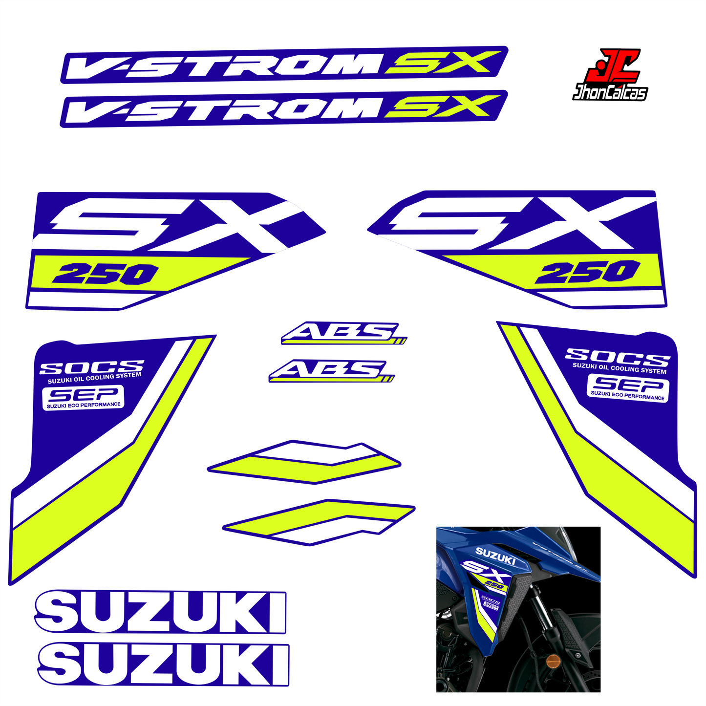 CALCAS VSTROM SX 250 2026- MOTO AZUL