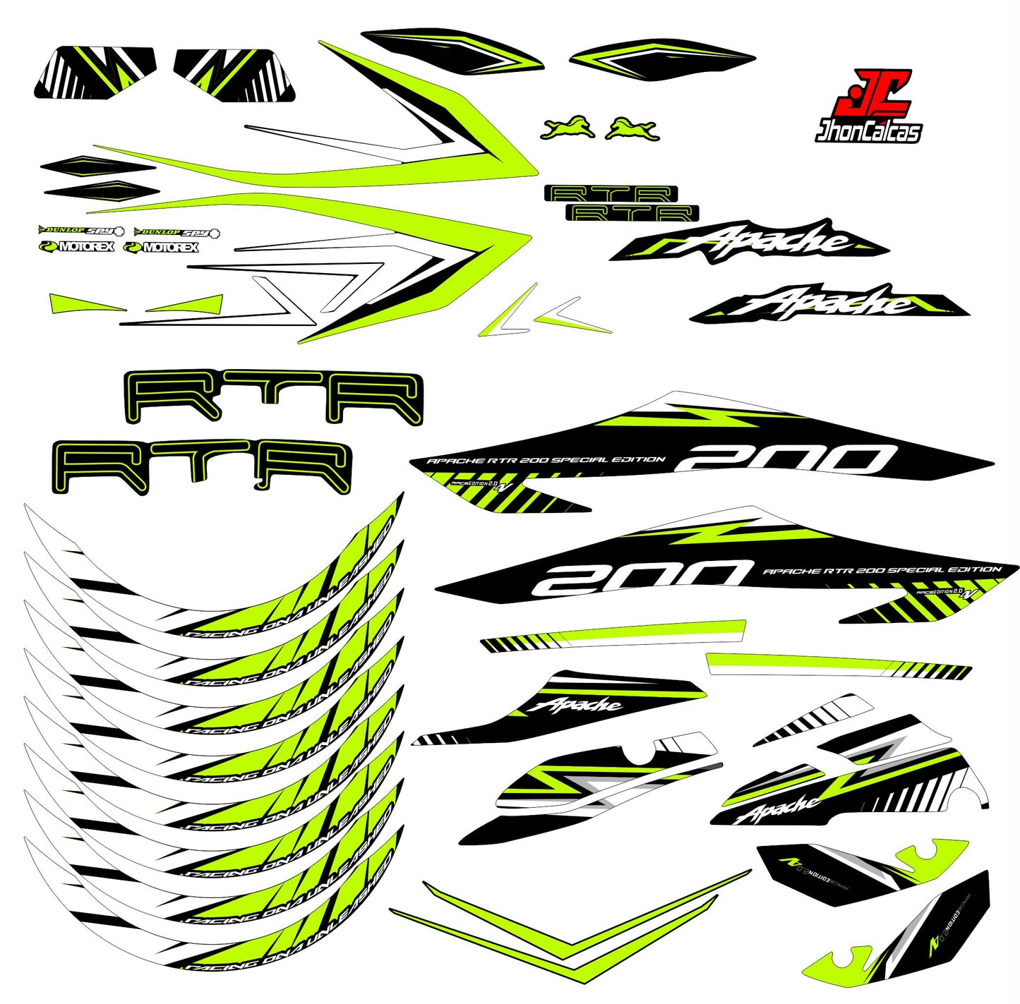 PERSONALIZADO APACHE 4V REF 002