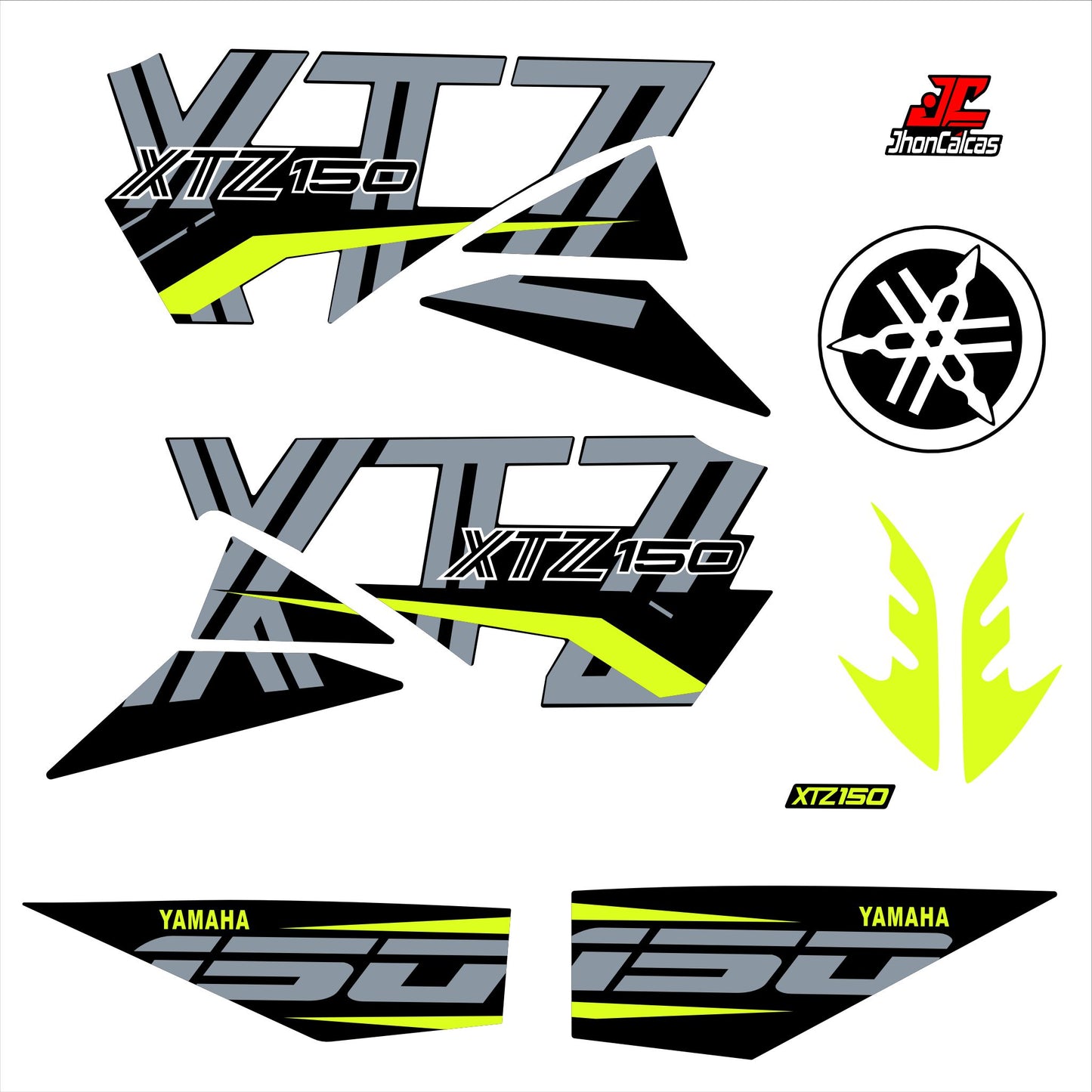 CALCAS XTZ 150 PERSONALIZADAS MOTO NEGRA