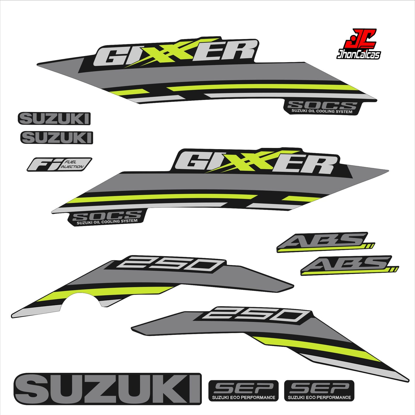 CALCAS GIXXER 250 MODELO NUEVO