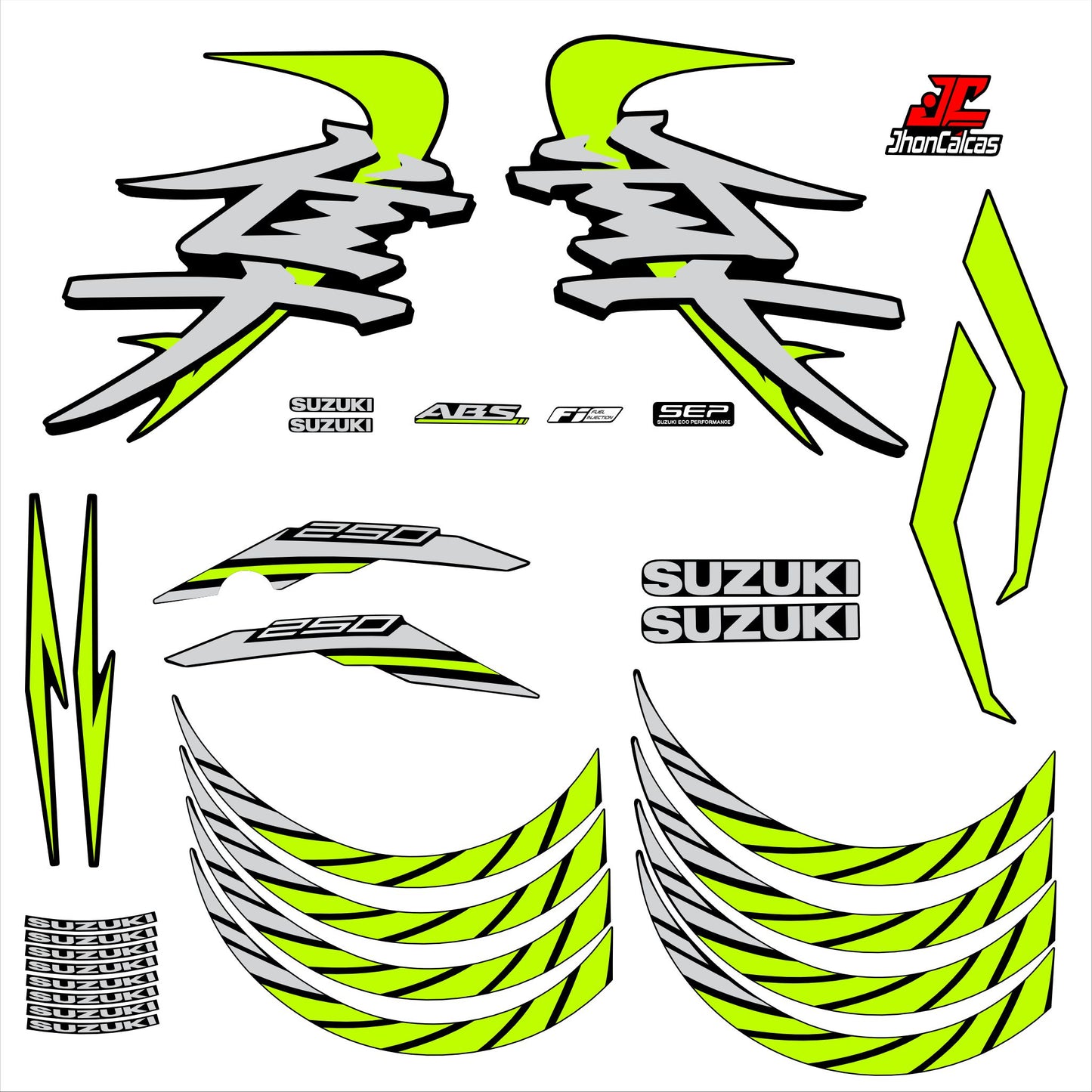 CALCAS GIXXER 250 SF HAYABUSA