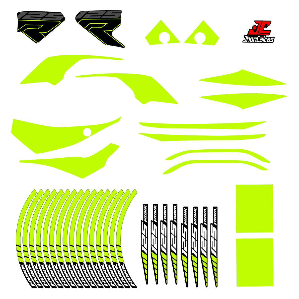 KIT PERSONALIZADO HUNK 125R