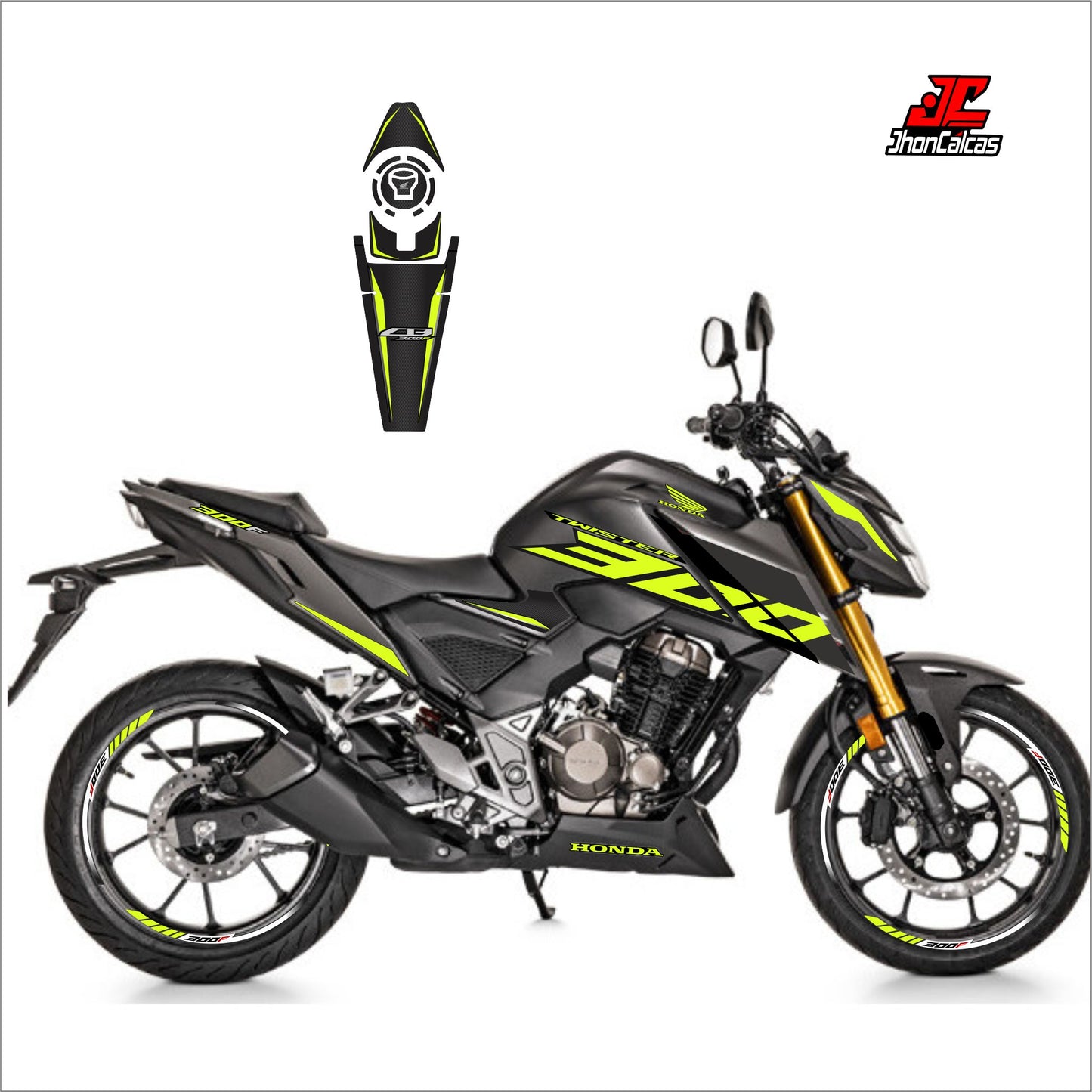 PERSONALIZADO CB TWISTER 300F Y PROTECTOR DE TANQUE