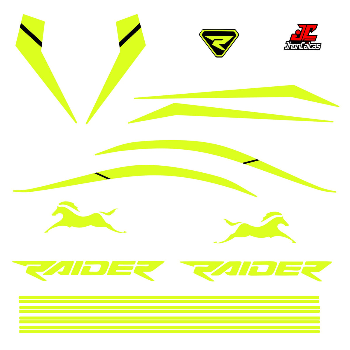 KIT PERSONALIZADO RAIDER REF 004