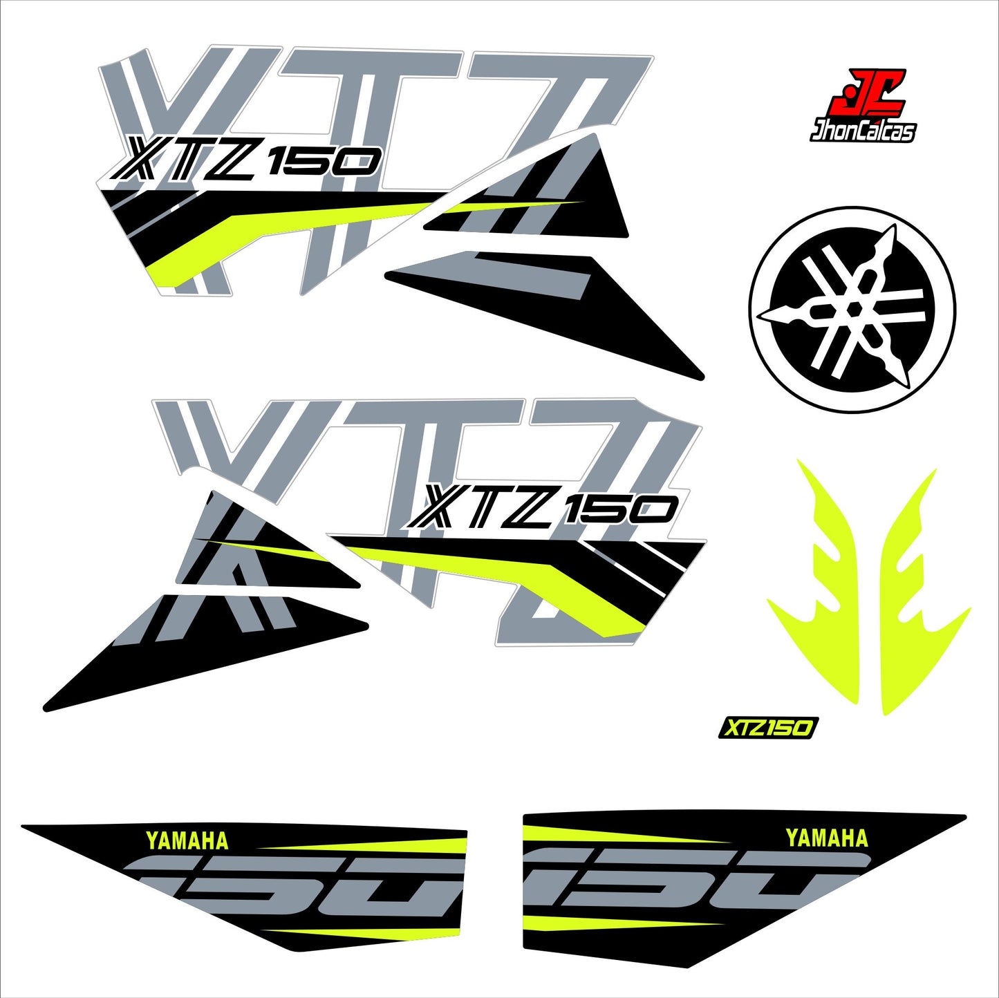CALCAS XTZ 150 PERSONALIZADAS MOTO BLANCA