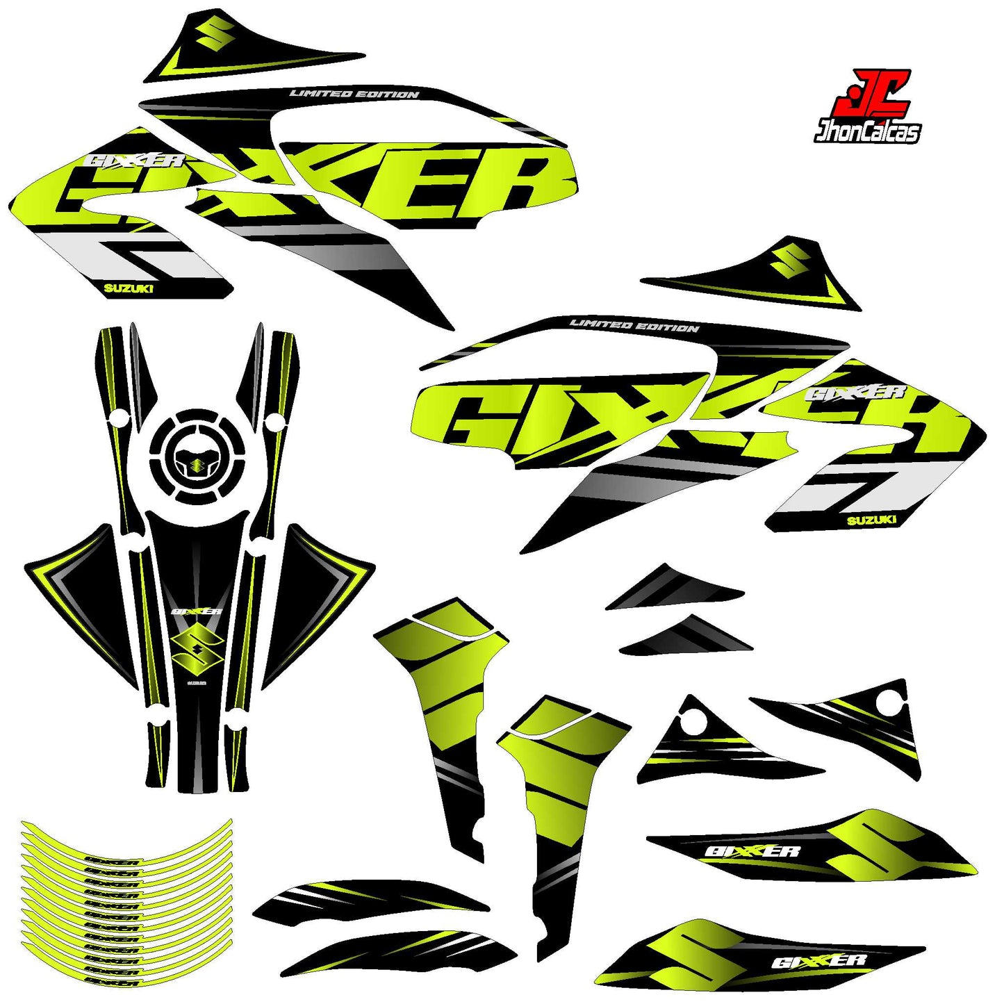 CALCAS GIXXER 150 CARBURADA + PROTECTOR