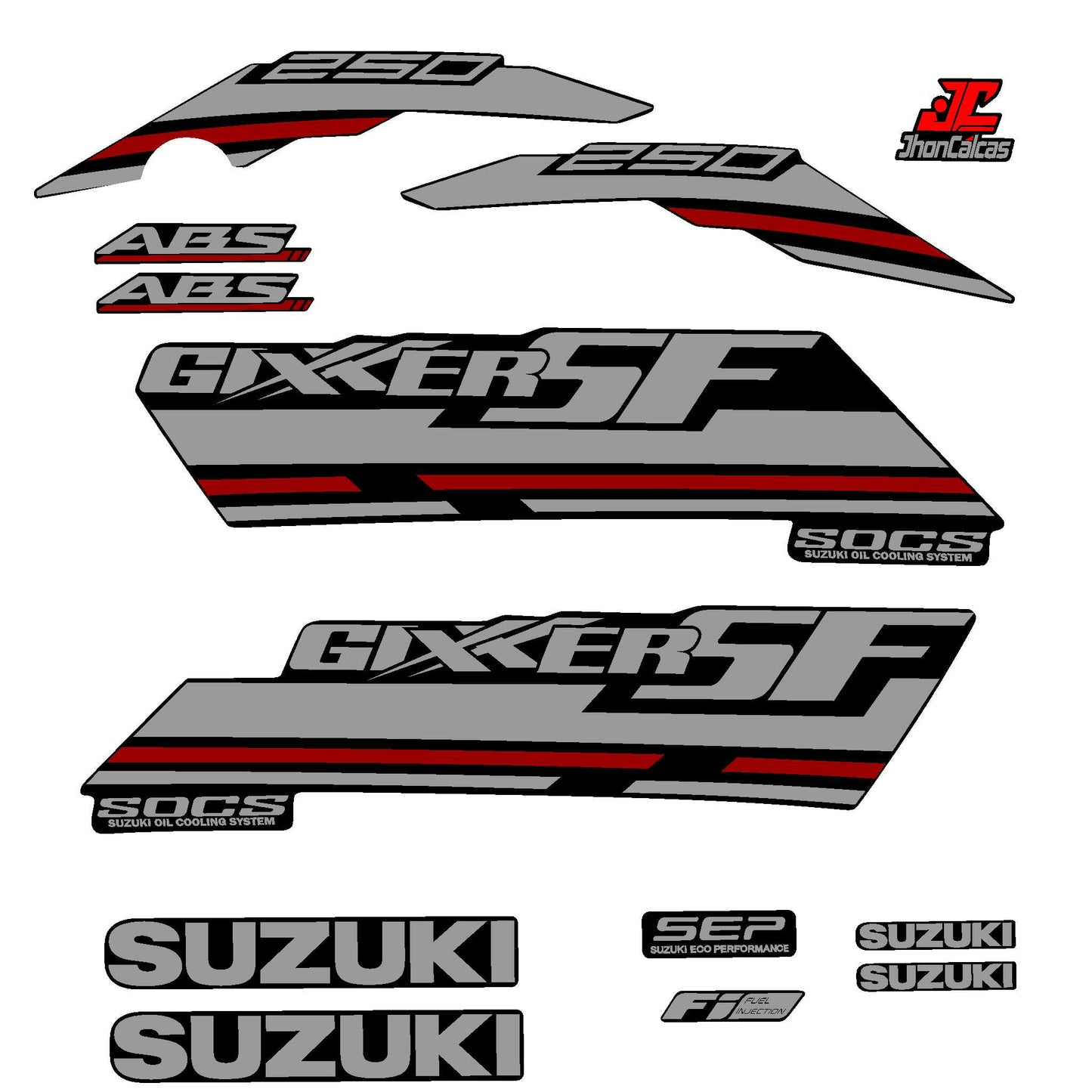 CALCAS GIXXER 250 SF V2