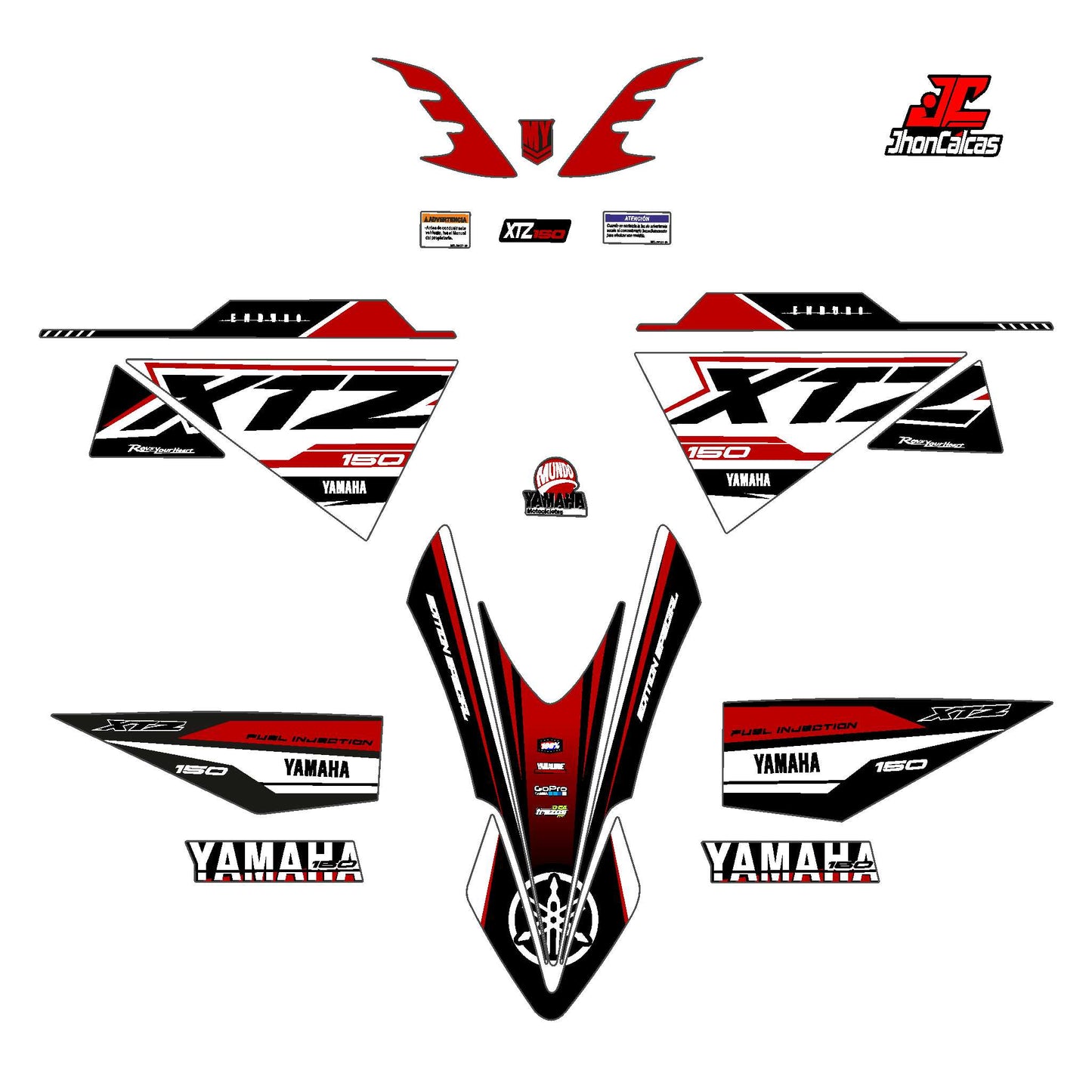 CALCAS XTZ 150 ENDURO SPORT MOTO BLANCA SIN PROTECTOR