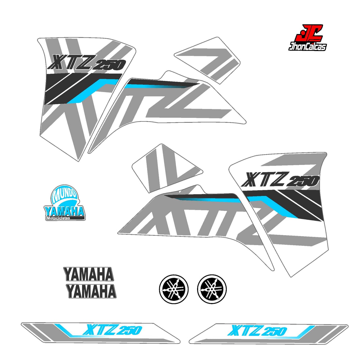 CALCAS XTZ 250 REF 009 MOTO BLANCA