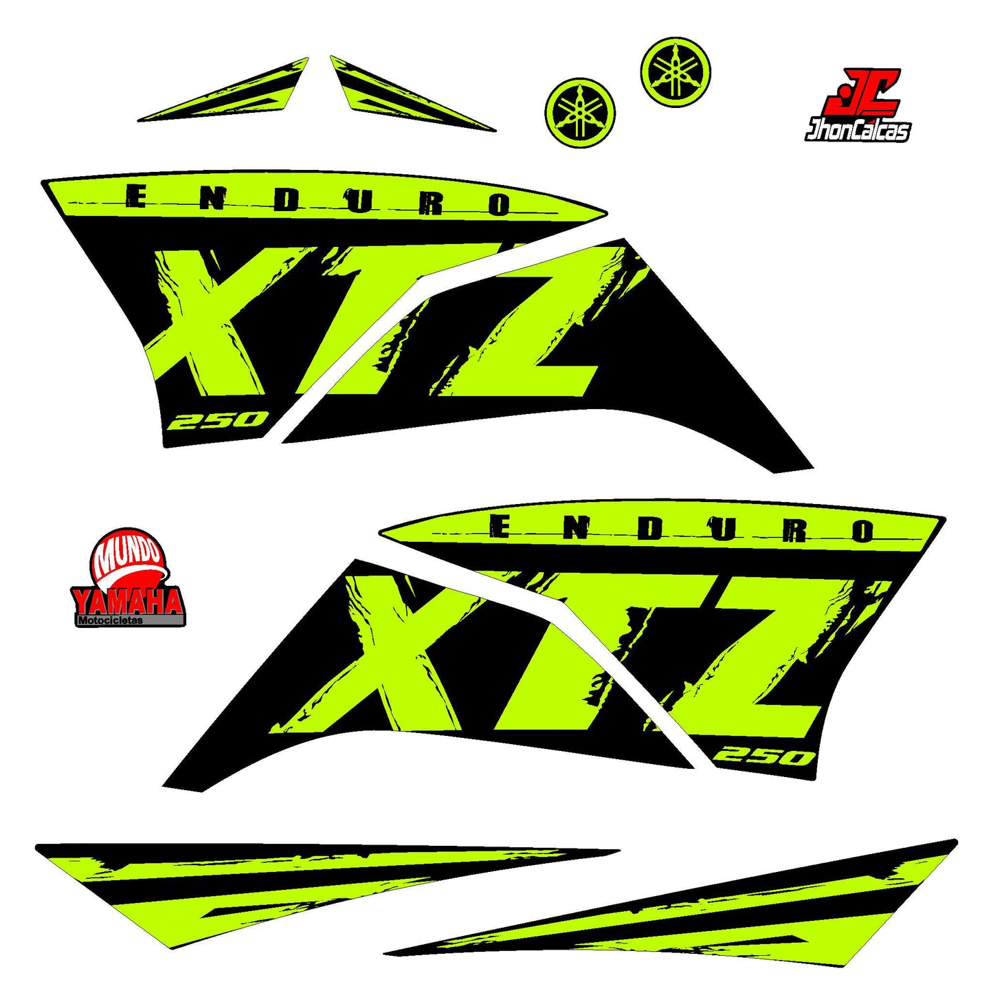 CALCAS XTZ 250 REF 008