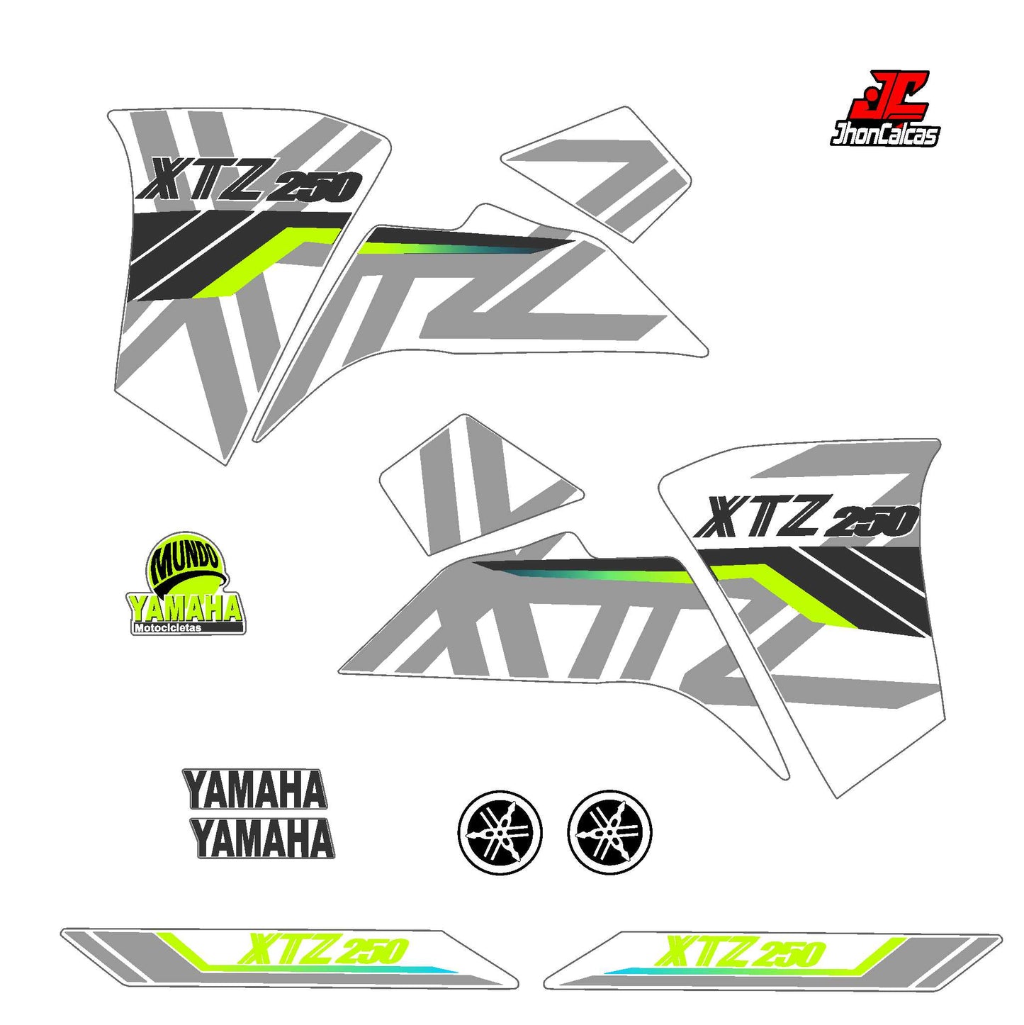 CALCAS XTZ 250 REF 009 MOTO BLANCA