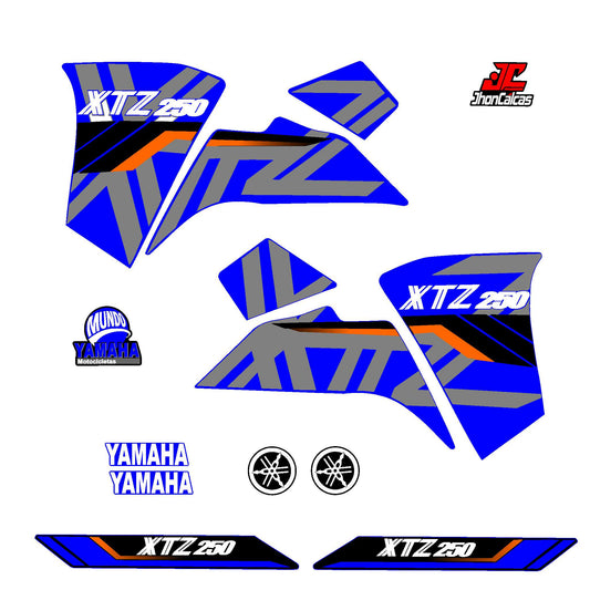 CALCAS XTZ 250 REF 009 MOTO AZUL