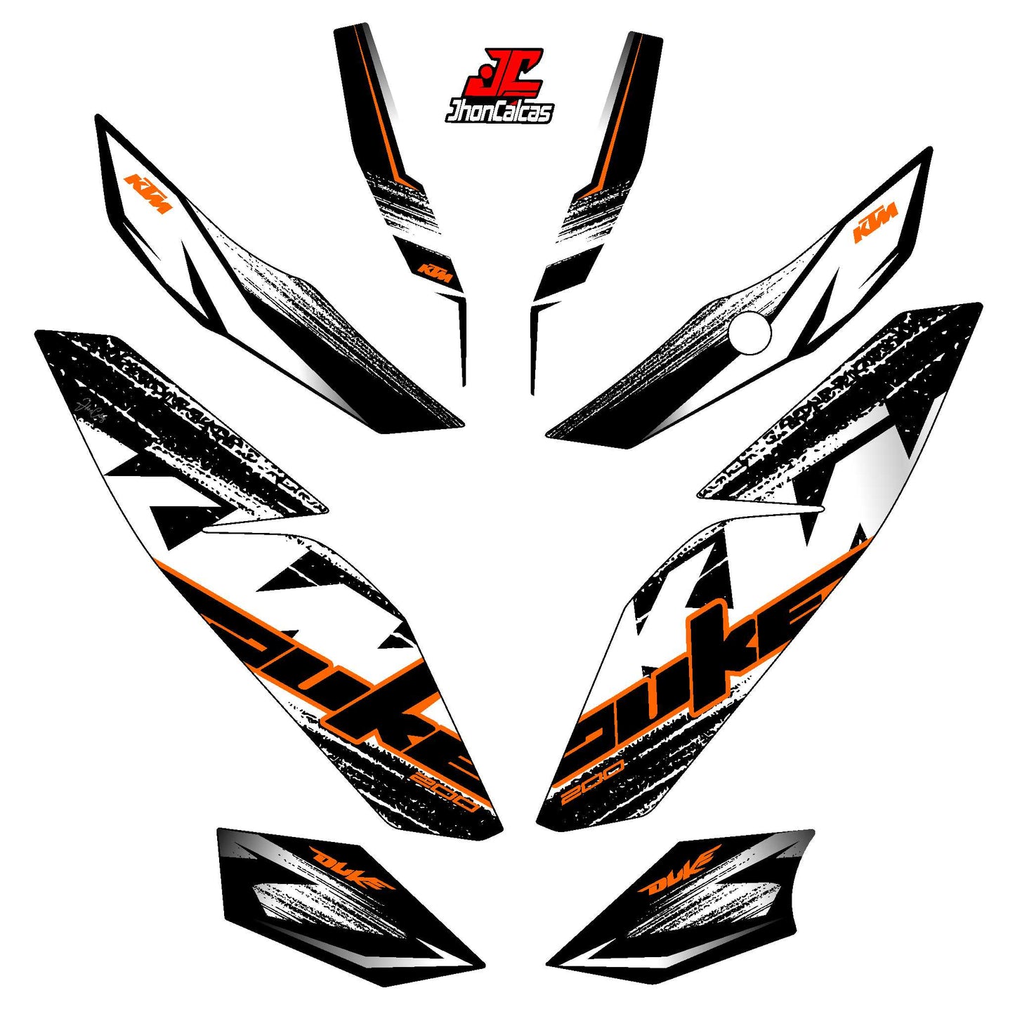  CALCAS DUKE 200 PERSONALIZADAS