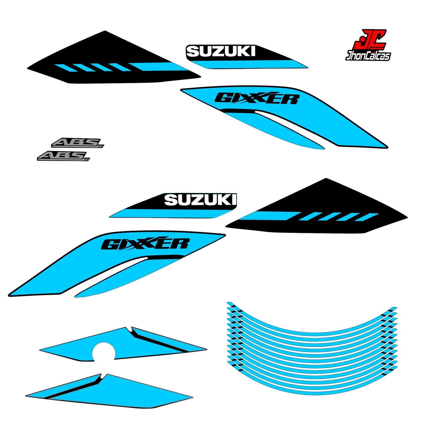 CALCAS GIXXER 150 REF 003 2027