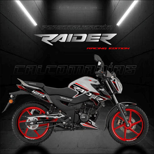 KIT PERSONALIZADO RAIDER REF 002
