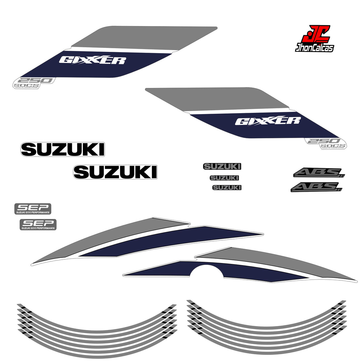 CALCAS GIXXER 150 REF 004 2027