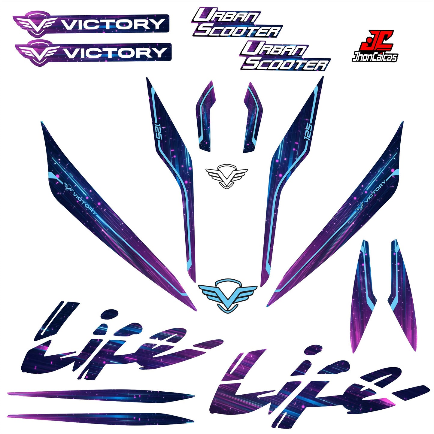 CALCAS VICTORY LIFE PERSONALIZADAS