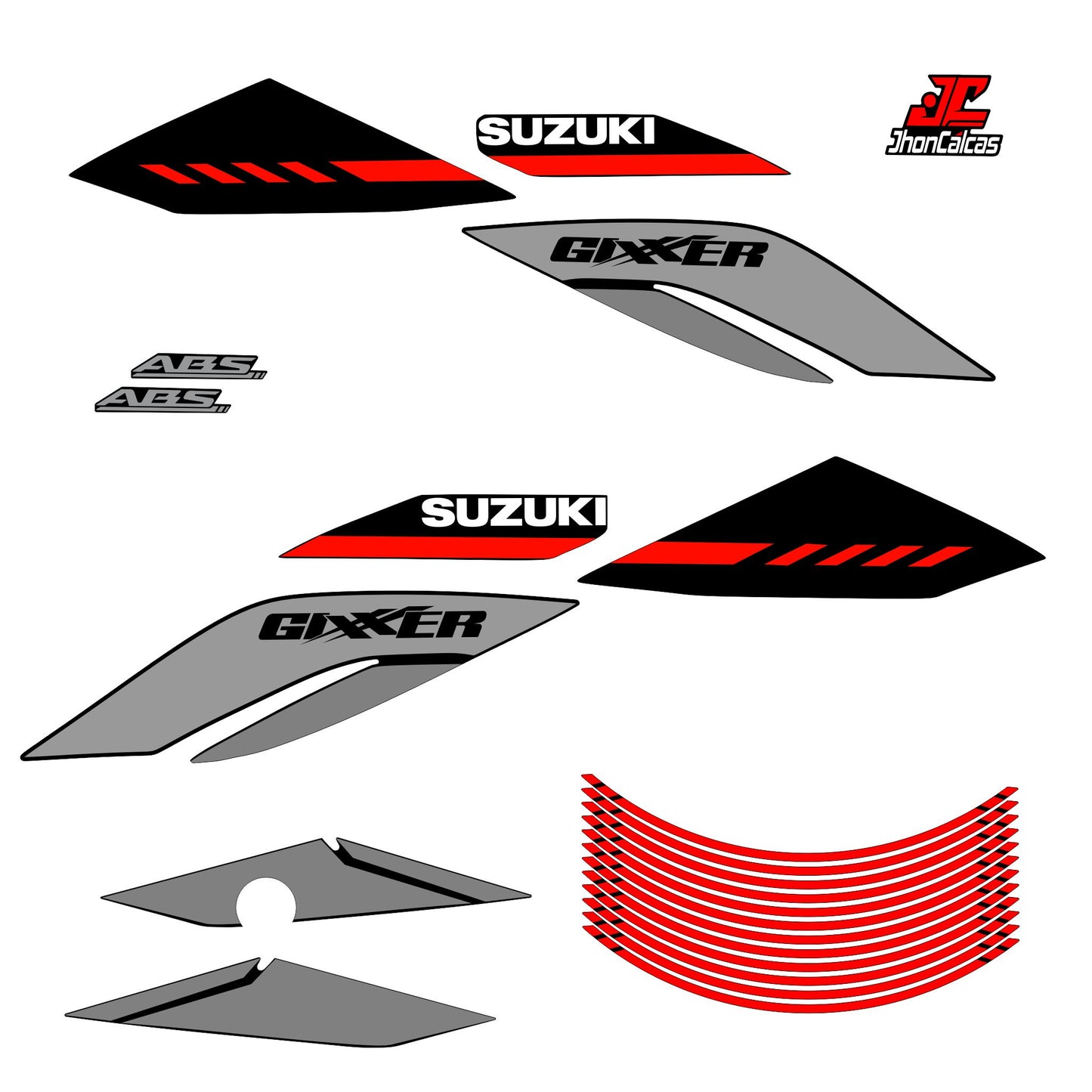 CALCAS GIXXER 150 REF 003 2027