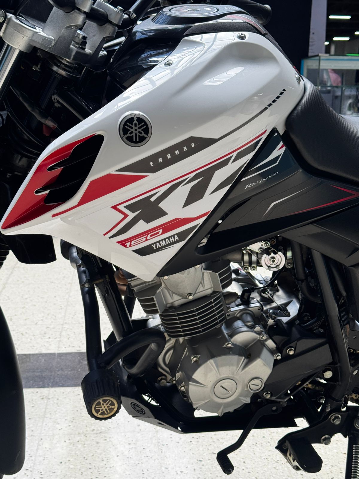 CALCAS FULL XTZ 150 ENDURO SPORT MOTO BLANCA