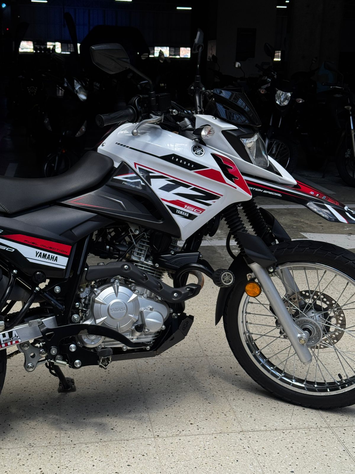 CALCAS FULL XTZ 150 ENDURO SPORT MOTO BLANCA