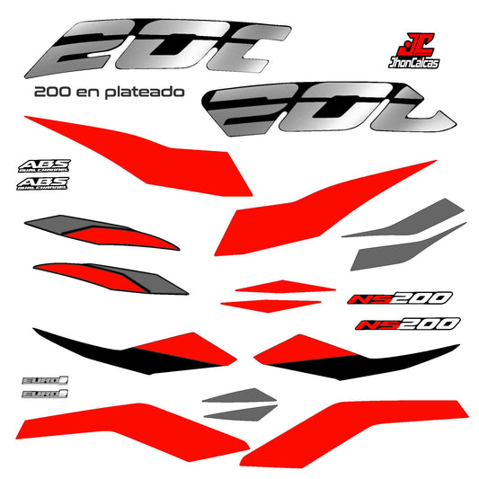 CALCAS PULSAR NS FI 200 PLATEADO