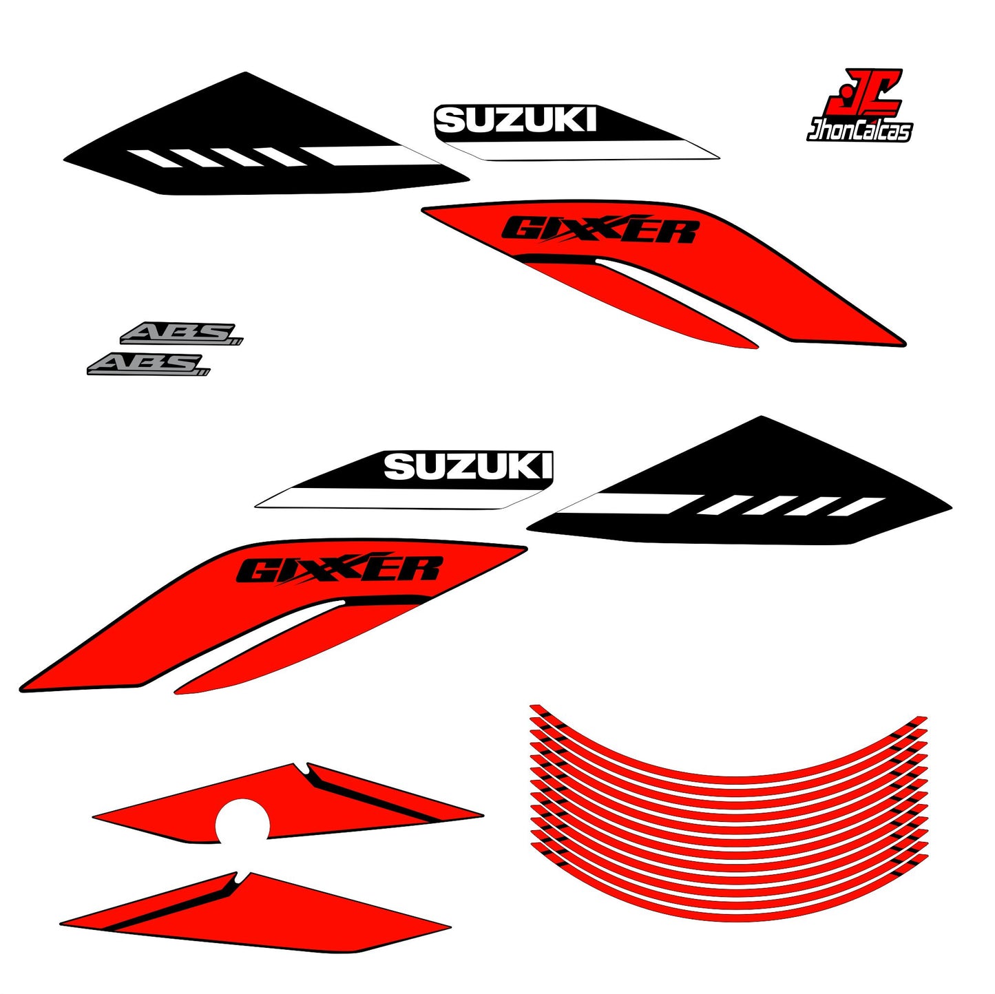 CALCAS GIXXER 150 REF 003 2027