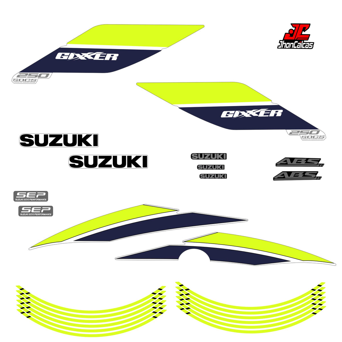 CALCAS GIXXER 150 REF 004 2027